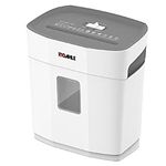 Dahle PaperSAFE 140 Paper Shredder (10 Sheets, Oil-Free, Jam Protection, Cross-Cut, for Home-Office) Grey,36.6 x 34.7 x 21.7cm