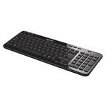 Logitech K360 Compact Wireless Keyboard for Windows, 2.4GHz Wireless, USB Unifying Receiver, 12 F-Keys, 3-Year Battery Life, Compatible with PC, Laptop, QWERTY UK English Layout - Black