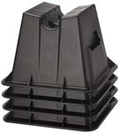 Attwood Corporation 11401-4 Pontoon Winter Storage Block, Set of 4 , Black