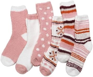 Horuru Fuzzy Socks for Women Fluffy Cozy Slipper Socks Fall Thanksgiving Gifts Christmas