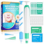 Skin Tag Removal Kit - 2-in-1 AUTO Painless Wart Remover - Fast-Acting Skin Tag Removal Device to Remove for Small to Large Sized Skin Tags and Wart for All Body Parts (2mm~9mm)