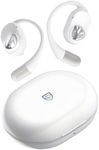 Open Ear Headphones, SoundPEATS GoFree2 Air Conduction Headphones with Hi-Res Audio LDAC Codec, Bluetooth 5.3 Wireless Earbuds, Sport Earphones with Ear Hooks, 16.2mm Driver, 35H for Workout (White)