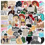 Titu Ki Baatein Popular Singer Stickers 50 Pcs, Vinyl Waterproof Stickers for Water Bottles Laptop Phone Computer Guitar, Gifts for Teens, Girls, Fans