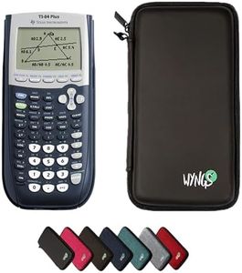 TI 84 Plus Graphing Calculator + WYNGS Protective Case Black