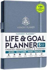 Harmony Goal Planner - A 12 Month Journey to Bring Harmony in Your Life, Increase Productivity, Passion, Success & Happiness - Life Planner, Habit-Tracker, Gratitude Journal & Organizer