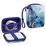 Fintie Protective Case for Canon Ivy Mini/Canon Ivy 2 Mini/Ivy CLIQ/Ivy CLIQ+/ Ivy CLIQ2/ Ivy CLIQ+2 Instant Camera Photo Printer - Shockproof Hard Shell Carrying Case, Ocean Marble