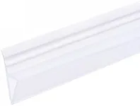 uxcell Frameless Glass Shower Door Sweep, 177.17" Long, for 1/4"(6mm) Glass, H-Type Door Side Seal Strip