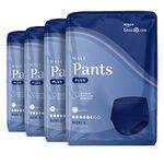 Amazon Basic Care Men’s Pants Plus Large, 28 Count (4 Packs of 7), Blue