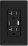 ELEGRP USB Wall Outlet Receptacle w