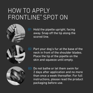 Frontline Flea & Tick Treatment for Small Dogs – 3-Pack