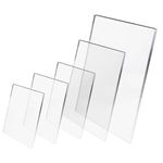 DNQ 3mm Crystal Clear Acrylic Perspex Plastic Sheet Panel Lightweight for Multipurpose Crafting, DIY, Picture Frame, Glass Painting Shed Windows (1, Transparent, 40cm x 30cm)