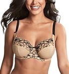 Panache Women's Balconette, Sand/Black, 32G