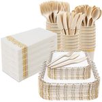 Square Dinnerware Set For 50