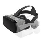 Drumstone 𝟏𝟓-𝐘𝐞𝐚𝐫 𝐖𝐚𝐫𝐫𝐚𝐧𝐭𝐲 -G07E VR Headset Glasses – Anti-Radiation, Adjustable Screen, 3D Immersive Movies & Gaming, Comfortable & Lightweight – Gift for VR Enthusiasts