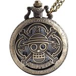 VIGOROSO One Piece Vintage Antique Bronze Steampunk Quartz Pocket Watch Necklace Pendant Gift Box