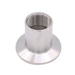 DERNORD Sanitary Female Threaded Pipe Fitting to 1.5 Inch TRI CLAMP (OD 50.5mm Ferrule) (Pipe Size: 3/4" NPT)