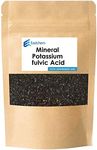 Eastchemlab® Mineral potassium fulvic acid, organic high natural active potassium fulvic acid, derived from humus, containing 65% humic acid and 55% fulvic acid, 12% K (500g/17.63oz)