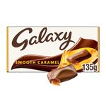 Galaxy Caramel Chocolate Block, Chocolate Gift, Milk Chocolate, Movie Night Snacks, 135g