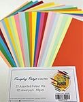 DALTON MANOR COLOURED PAPER A4 80GSM - 125 SHEET PACK - 25 COLOUR MIX