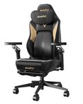 AutoFull M6 Ultra Gaming Chair with Massage & Dynamic Lumbar Support, Ergonomic Office Chair with Auto Cooling & Heating, 6D Adjustable Armrests & 3D Neck Pillow, Black