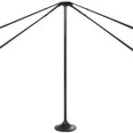 Explore Land Adjustable Boat Cover Support Pole with Straps for V Hull Boat Jon Boat Pontoon Boat, 11005001, Black