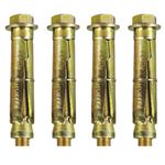 Ultimate Super Heavy Duty Long Expansion Shield Anchor Bolt (Ground Anchor Bolt) Multiple Sizes *FIXINGS DIRECT* (M16 X 150MM (5 PACK))