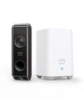 eufy Security Video Doorbell Dual Camera (Battery-Powered) with HomeBase, Wireless Doorbell Camera, Dual Motion and Package Detection, 2K HD, Family Recognition, No Monthly Fee, 16GB Local Storage