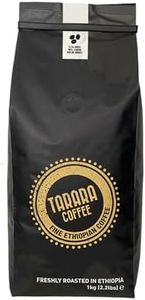 Tarara Coffee - Café Molido Premium - 100% Arábica Puro Etiopía - Tostado Artesanal Medio-Oscuro - Rico y Aromático - 1Kg