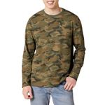 Amazon Essentials Men's Regular-Fit Long-Sleeve Pocket T-Shirt, Camo Print, X-Small