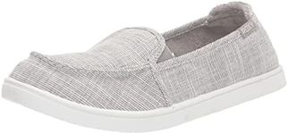 Roxy Women's Minnow Slip on Sneaker Shoe, Cool Grey, 11