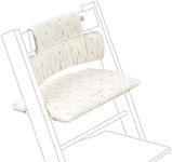 Stokke Tripp Trapp Classic Cushion, Wheat Cream - Pair with Tripp Trapp Chair & High Chair for Support and Comfort - Machine Washable - Fits All Tripp Trapp Chairs