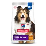 Hill's Science Diet Adult Sensitive Stomach & Skin Dry Dog Food, Chicken Recipe, 15.5 lb Bag