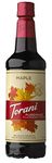 Torani Puremade Maple Flavour Syrup, PET (Plastic) Bottle, 750ml Rich brown