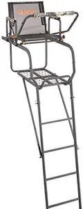 Guide Gear 15.5' Climbing Ladder Tree Stand for Hunting with Mesh Seat, Hunting Gear, Equipment, and Accessories