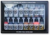 71181 Model Air Metallic Effects 16 Colour Acrylic Airbrush Paint Set