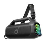 soundcore Boom 2 Pro Outdoor Speaker, 140W 2+2 Channels, BassUp 2.0, 20H Fast Charge, IP68 Dust and Waterproof, RGB Lights, USB-C, Power Bank, BT 5.3, Portable Bluetooth Speaker
