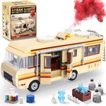 Rvs for Break Bad Building Block, Upgraded Creative Rvs Building Bricks Merchandise, Camper Van Building Set Toy for Boys Age 8-12