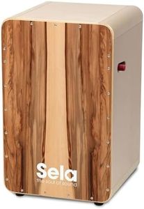 Sela SE 010 CaSela Pro Satin Nut Professional Snare Cajon with On/Off Mechanism