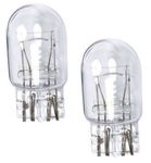 2 x DRL / Daytime Running Light / Sidelight T20 W21/5W 580 7443 Clear Glass Car Bulbs