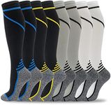 fenglaoda 8 Pairs Compression Socks