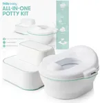 Frida Baby All-in-One Potty | Training Toilet with Toddler Potty Chair, Toilet Seat Topper, Toilet Step Stool, Sink Step Stool, Cleanup Essentials, and Professional Potty Guide