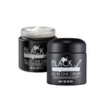 [MIZON] BLACK SNAIL ALL IN ONE CREAM (75ml) Korean skincare - Premium Snail Repair Cream - Intensive Care - Black Snail Mucin & Plant Extracts - Anti aging skincare