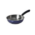 Meyer Centennial Nickel Free Stainless Steel Fry pan | Steel Frypan for Cooking | Frying Pan | Small Frying Pan Induction Base, 20cm, Blue Diamond