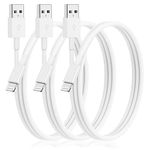 3Pack for [Apple MFi Certified] iPhone Charging Cable 3ft-Lightning to USB Cable Wire - 3 Foot iPhone USB Charger Cords for Apple iPhone 14 13 12 Xs Max XR X 8 7 6 5 Plus,iPhone SE