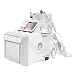 Bacocoo 6-in-1 Hydrogen Oxygen Facial Machine, Professional Blackhead Removal, Deep Cleansing & Hydration, Whitening Skin Care Device, SPA Beauty Tool with 6 Pro Heads. (110V 80W, White)