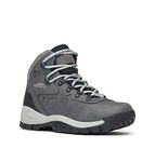 Columbia Women's Newton Ridge Plus Waterproof Hiking Boot Quarry/Cool Wave, 10 Regular US