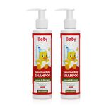 Babyorgano Baby Shampoo 200ml Combo for Kids | Goodness of Tomato, Bhringraj | Tear-Free Strengthens & Nourishes Hair | FDCA Appproved