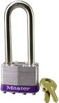 Master Lock 1KALJ Outdoor Padlock with Key, Silver, 1LJ, 1 Pack