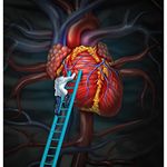 Pitaara Box Heart Doctor Therapy | Unframed Canvas Painting for Bedroom & Living Room | 16 x 16.7 inch (41 x 42 cms)