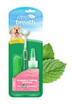 TropiClean Fresh Breath Toothbrush and Toothpaste Kit for Puppies, Teeth Cleaning Kit to Prevent Plaque & Tartar, Breath Freshener, Dog Dental Care